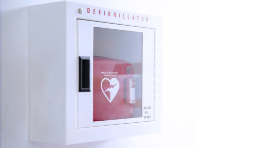 AED on wall