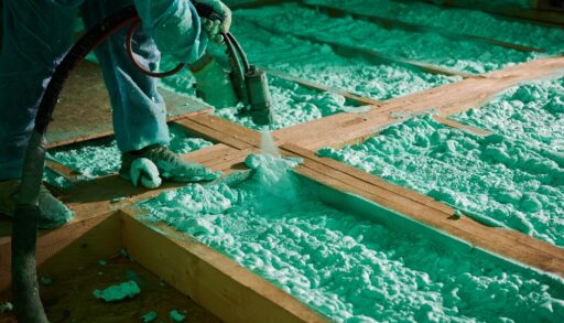 Builder Insulating floor