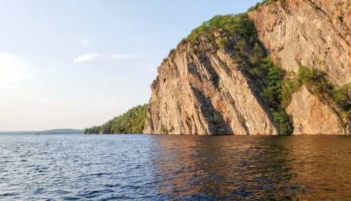 Cliff near Mazinaw Lake in Bon Echo Provincial Park.