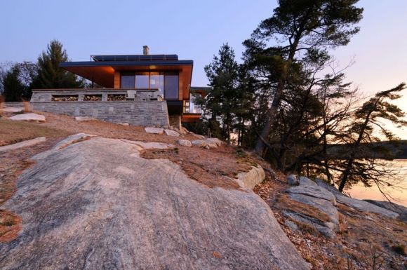 Cottage on a cliff