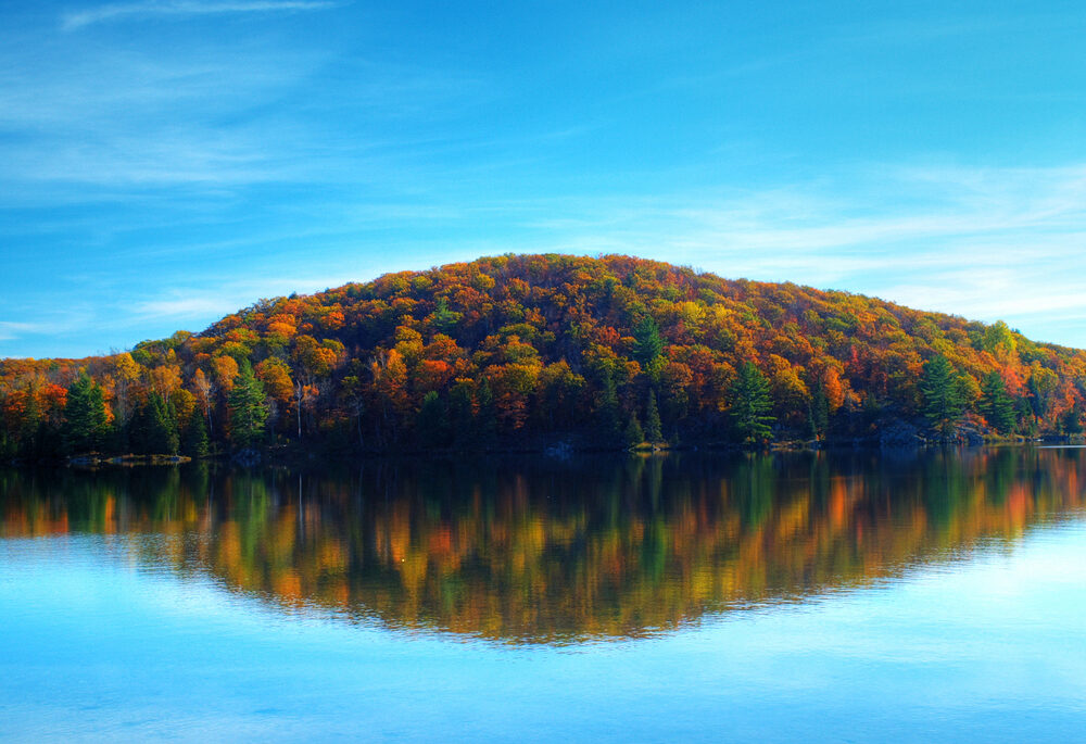 Philippe Lake in Gatineau Hills.