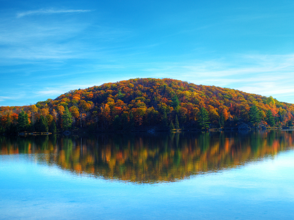 Philippe Lake in Gatineau Hills.