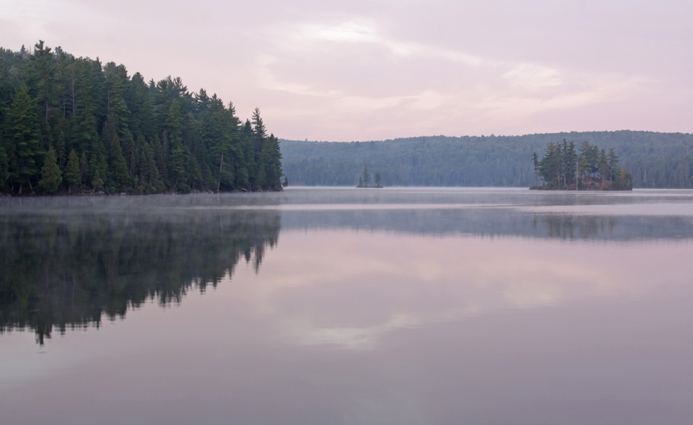 Tom Thomson Lake in Algonquin Provincial Park, Ontario.