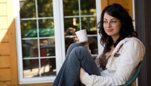 coffee at the cottage