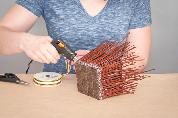 Step 4: Add glue for ribbon