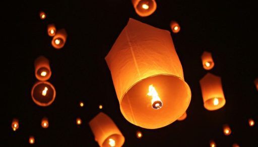 Flying lanterns