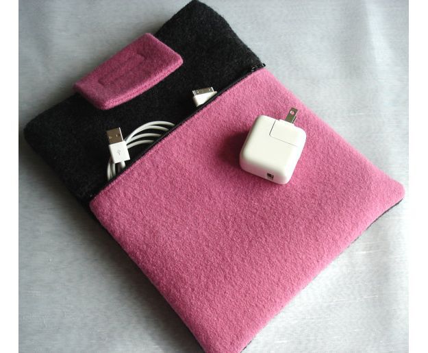 Wool tablet cover