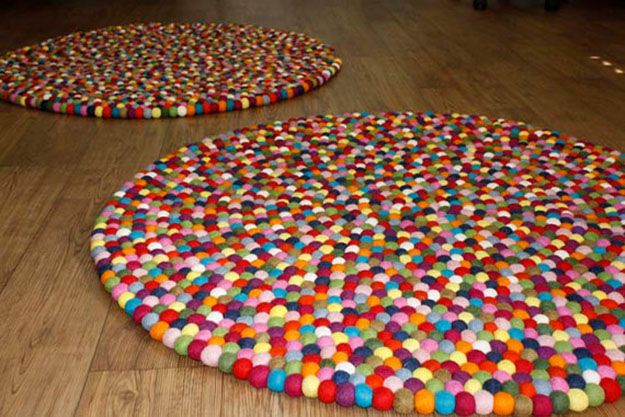 Felt Ball Rug