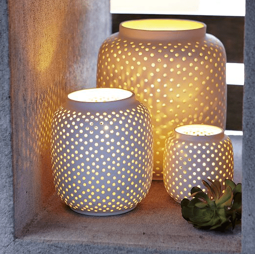 Dotted Porcelain Hurricanes