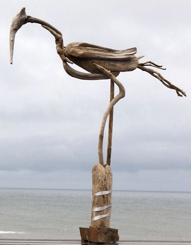 Driftwood bird