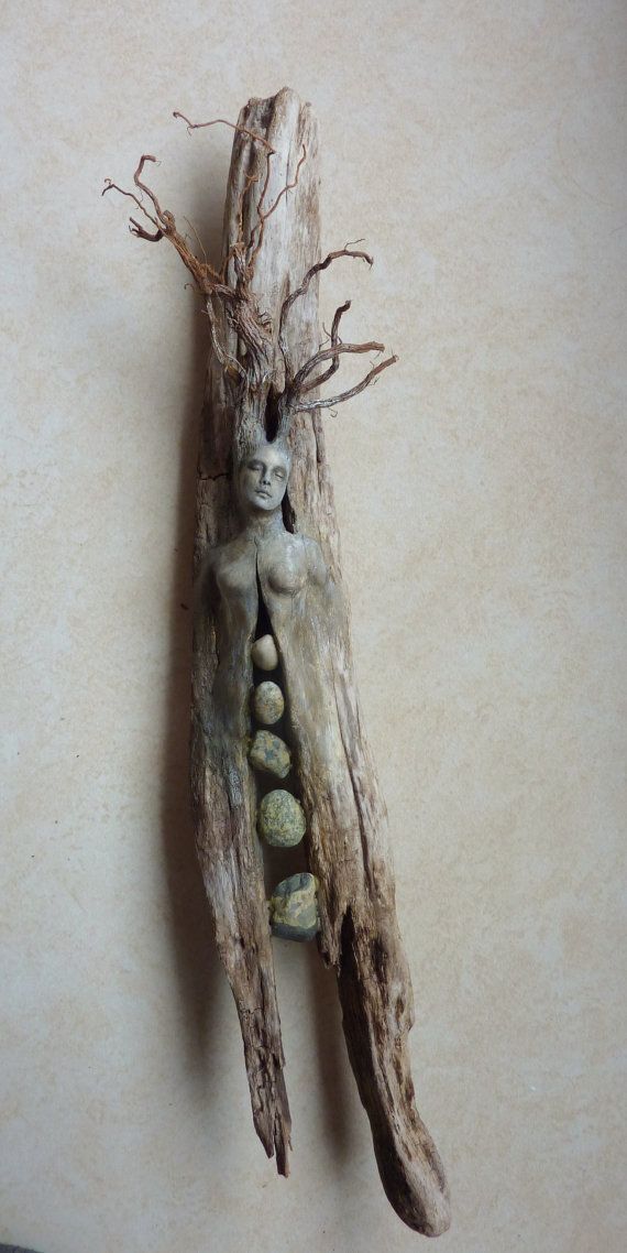 Traditional driftwood sculpture