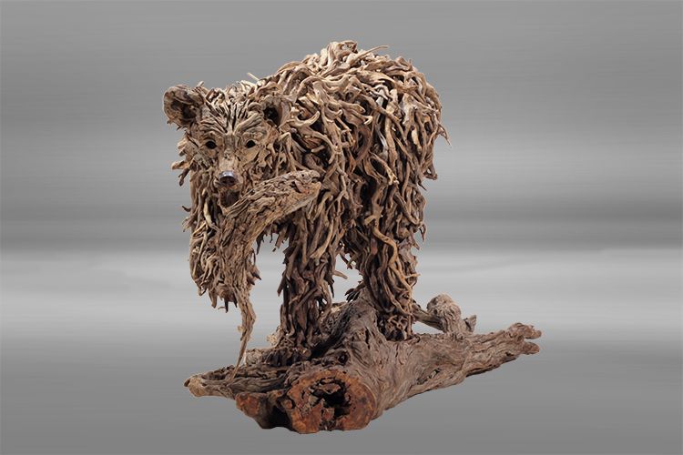 Driftwood bear