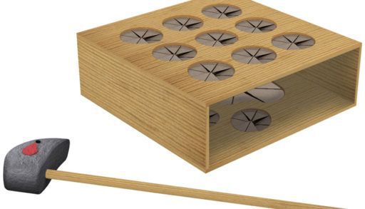 Whack-a-mole for cats