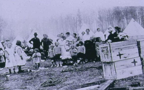 The Great Fire of 1919, SK and AB