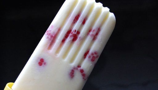 Lemon vodka cream popsicles