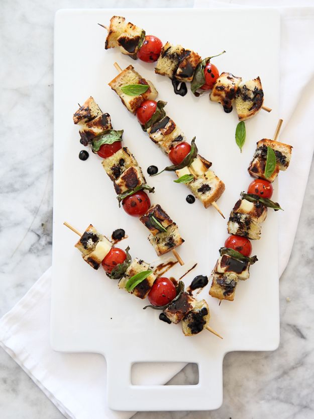 Grilled Caprese Skewers