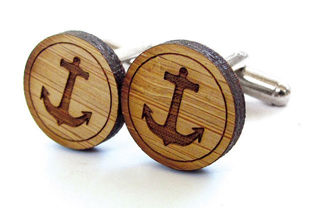 Anchor cufflinks