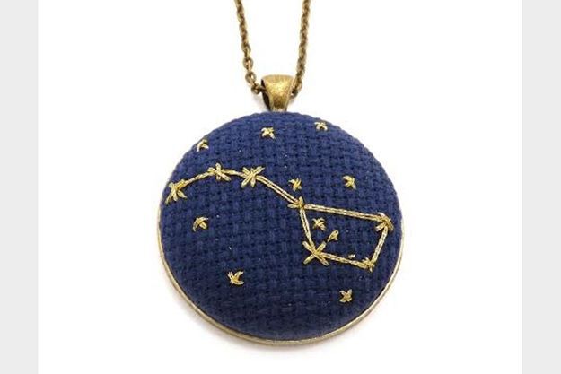 Big dipper constellation necklace