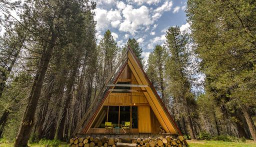 A-frame cottage