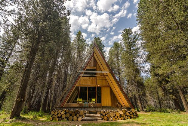 A-frame cottage