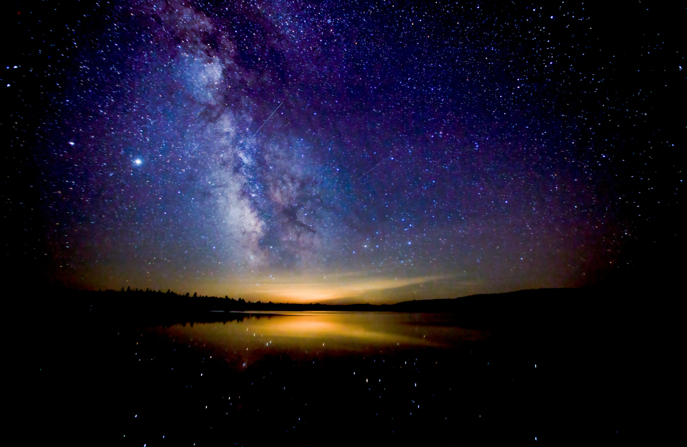 The Milky Way lighting up a night sky in Ontario.