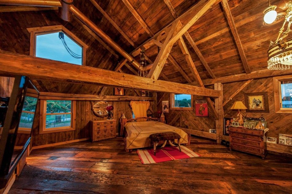 Barn-inspired interior