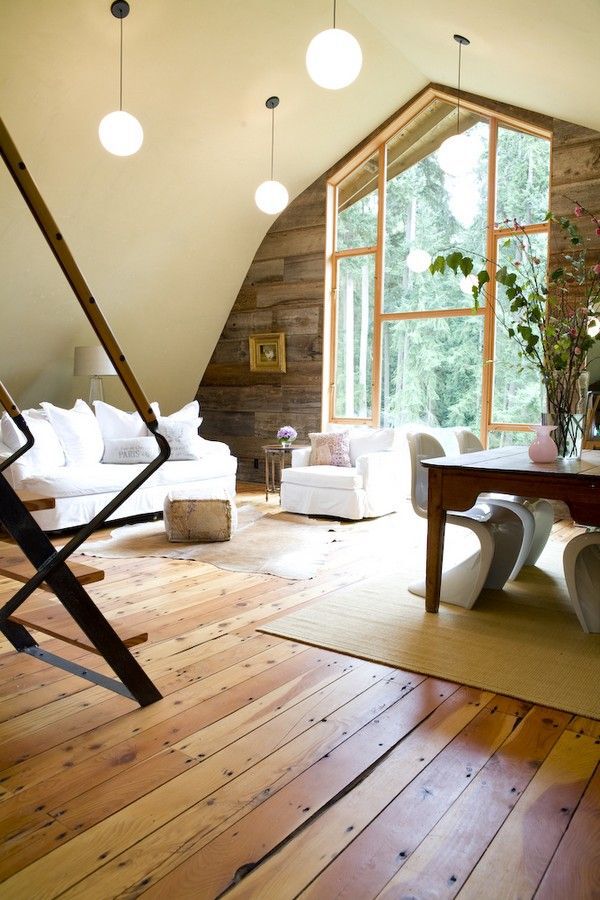 Barn-inspired interior