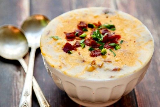 Rustic loaded potato soup