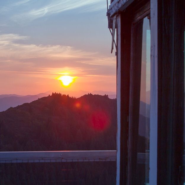 Spend the night in a fire tower