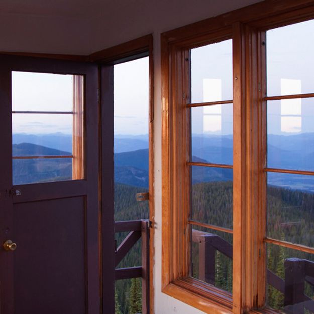 Spend the night in a fire tower