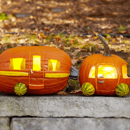 Car and camper pumpkins