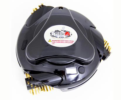 Automatic grill-cleaning robot