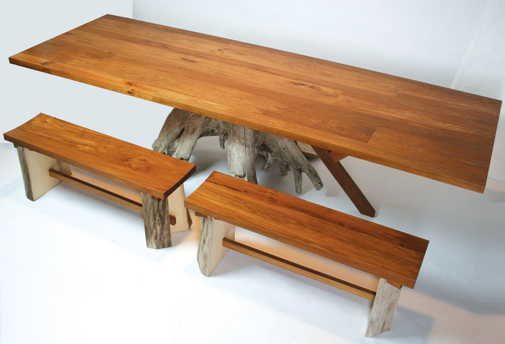 Wooden side tables