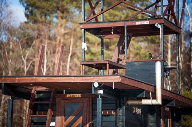 Saunalautta houseboat