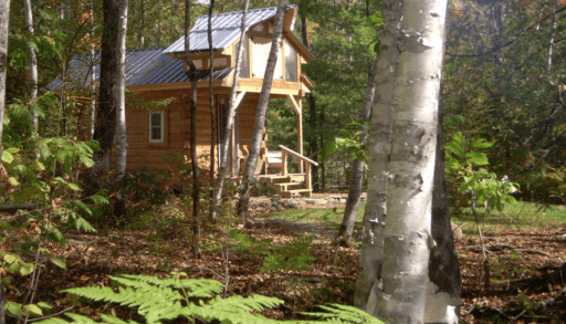 Side view of the cabin