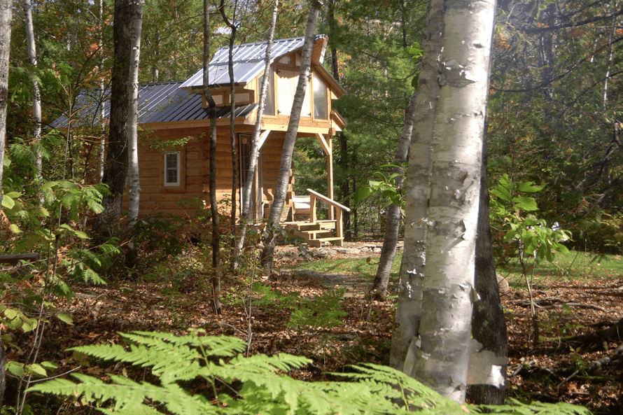 Side view of the cabin