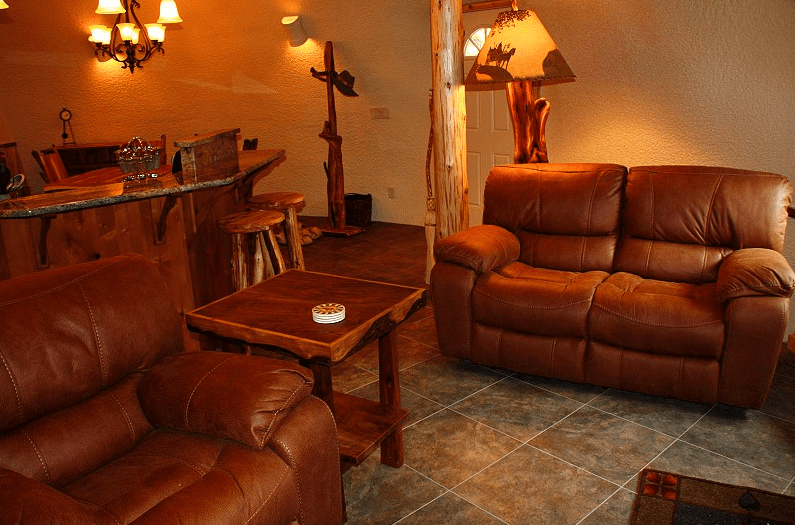 Hobbit House living room