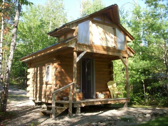 Front shot of cabin