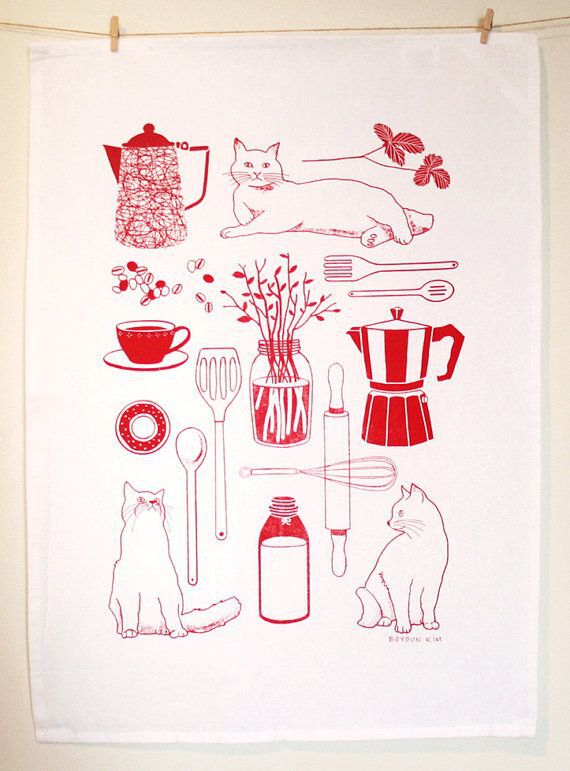 Purchase a graphic tea towel