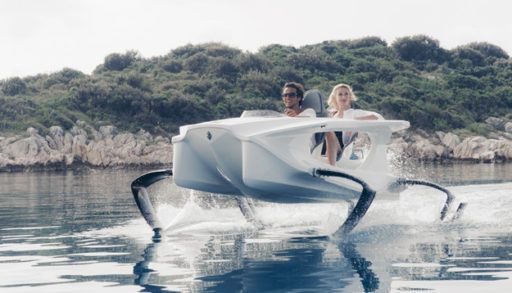 Quadrofoil electric hydrofoiling personal watercraft
