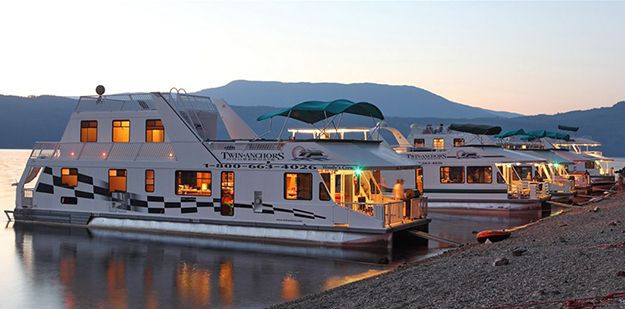 An over-the-top houseboat