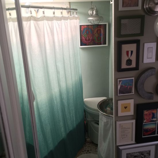 After photos of the bathroom