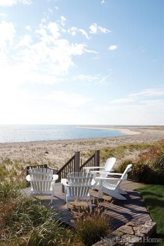 Deck on the beach.