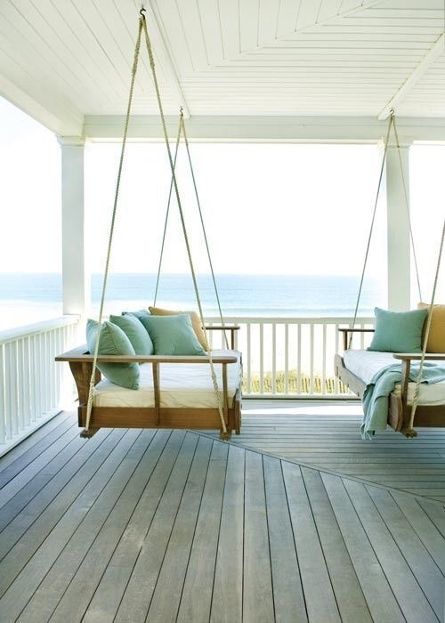 Porch swings.