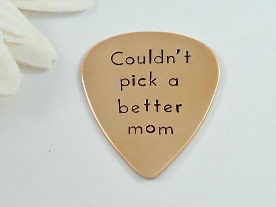 Brass guitar pick