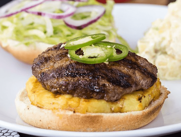 Pineapple burger
