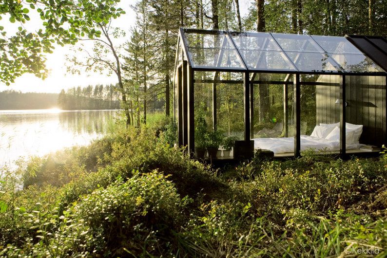 glass cabin