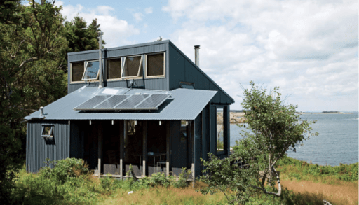 Tiny home on the floating acre