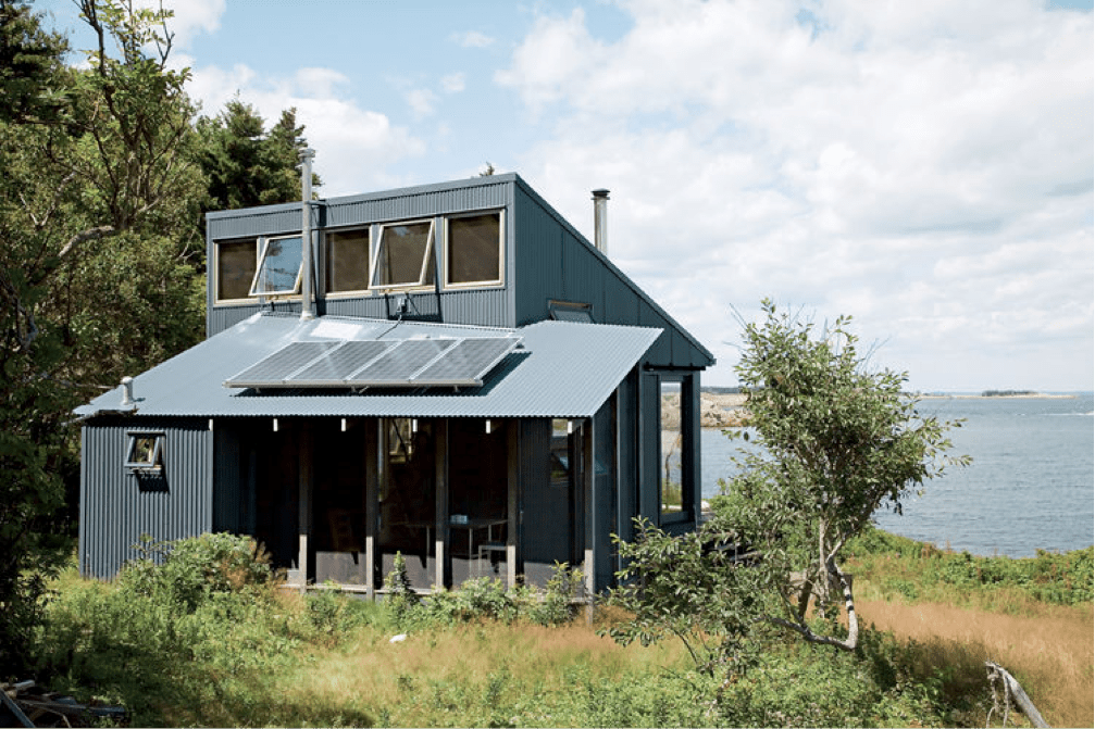 Tiny home on the floating acre