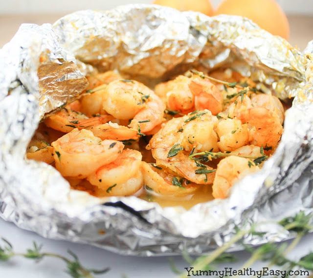 Orange-Thyme Grilled Shrimp